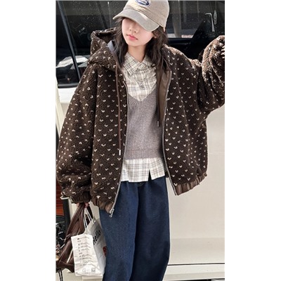 Двусторонняя куртка для девочек