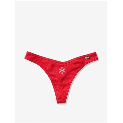 PINK COTTON THONG