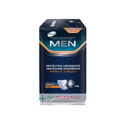 Tena Men Niveau 3 Paquet de 16
