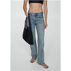 Jeans rectos tiro medio