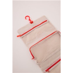 Neceser mediano nylon azul  beige