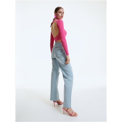 Jeans mit weitem Bein