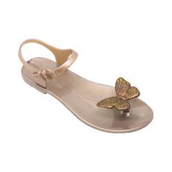 Сандалии Zhoelala New Butterfly (Бежевые) / Zhoelala New Butterfly (Beige)