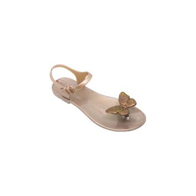 Сандалии Zhoelala New Butterfly (Бежевые) / Zhoelala New Butterfly (Beige)