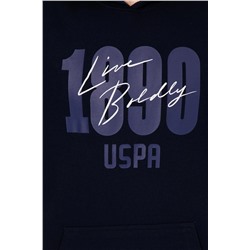Erkek Lacivert Kapüşonlu Sweatshirt