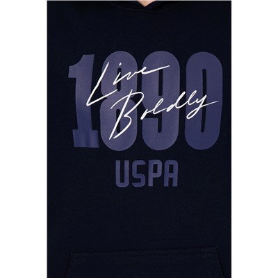 Erkek Lacivert Kapüşonlu Sweatshirt