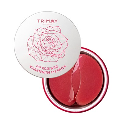 EGF Rose Wine Brightening Eye Patch, Осветляющие патчи для век с EGF и экстрактами розы и вина