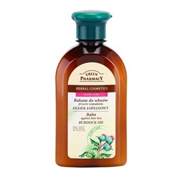 Кондиционер против выпадения волос Greenpharmacy с репейником 300 мл