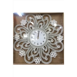 QUARTZ Büyük Boy Taşlı Salon Tipi Modern Duvar Saati İŞSAT-50BTN