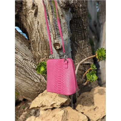 Ab.Zapatos Pelle 306 (350) serpiente FUXIA