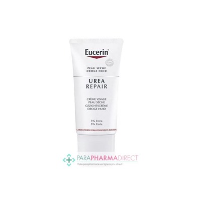 Eucerin Urea Repair Crème Visage 5% d'Urée Peau Sèche 50ml