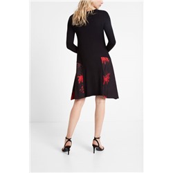 Vestido floral picos