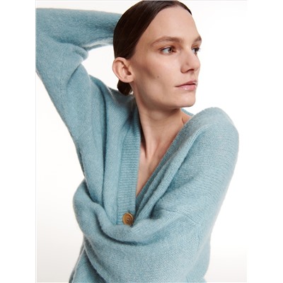 PREMIUM Strickjacke mit hohem Anteil an Alpakawolle