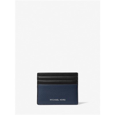 MICHAEL KORS MENS Cooper Pebbled Leather Tall Card Case