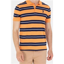 Erkek Turuncu Polo Yaka Tişört