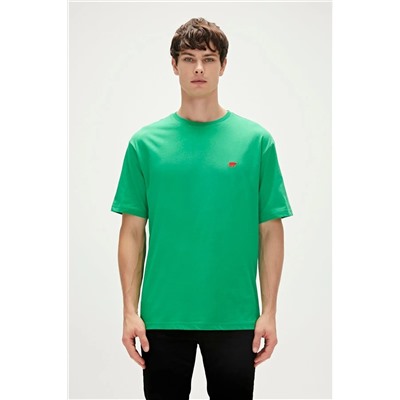 Bad Bear, Birthday Oversize T-shirt Yeşil Basic Erkek Tişört