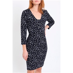 Vestido recto Azul marino