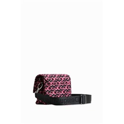 Bolso bandolera jacquard círculos