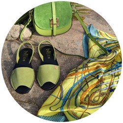 Ab.Zapatos • 3106-8 • pistacho+Pelle 2704 pistacho+палантин Martina HYL(100) amarillo