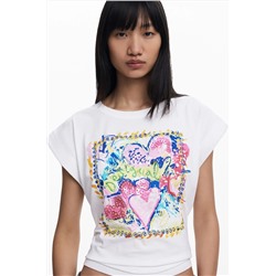 Camiseta cuadrado Art