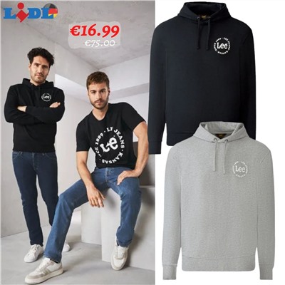 Lee Kapuzenpullover, mit Baumwolle