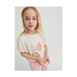 T-Shirt aus Baumwolle mit Applikation