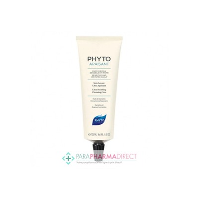 Phyto Apaisant Soin Lavant Ultra-Apaisant Cuir Chevelu Sensible et Irrité 125ml