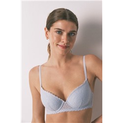 Sujetador GORGEOUS push up encaje azul