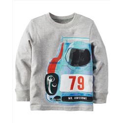 Long-Sleeve Mr. Awesome Graphic Tee