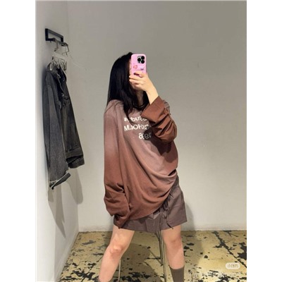 Лонгслив свободного покроя Acn*e Studio*s унисекс