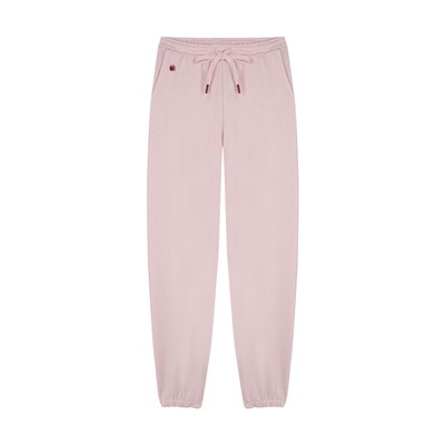 Pantalón largo jogger felpa rosa