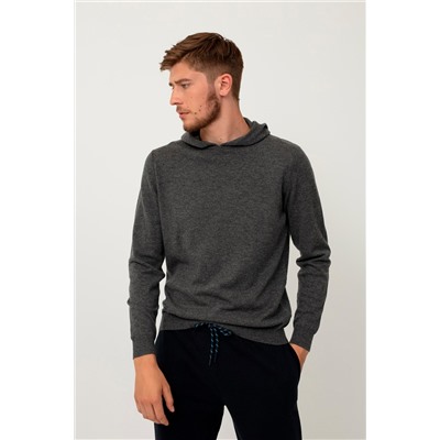 Sudadera de lana y cachemir Gris jaspeado