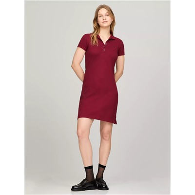 Stretch-Cotton Slim Fit Polo Dress