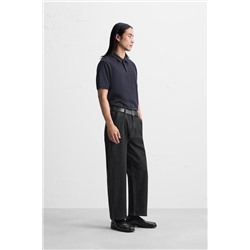 PANTALÓN DENIM PLIEGUES