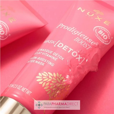 Nuxe Prodigieuse Boost Mask [DETOX] - Le Masque Détox Eclat Vitaminé BIO 75ml