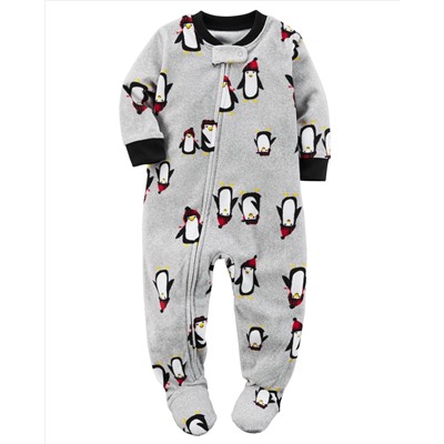 1-Piece Fleece PJs