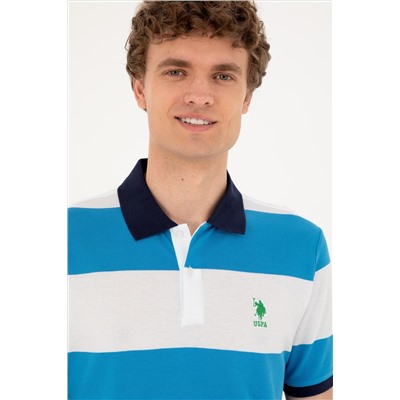 Erkek Regular Fit Polo Yaka Saks Tişört
