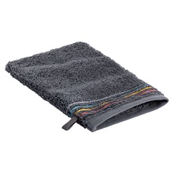 Waschhandschuh mit Streifenbordüre