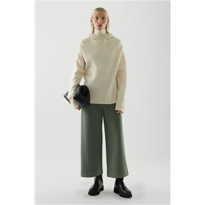 WIDE-LEG SCUBA PANTS
