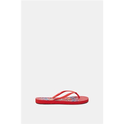 Chanclas baño suela estampada