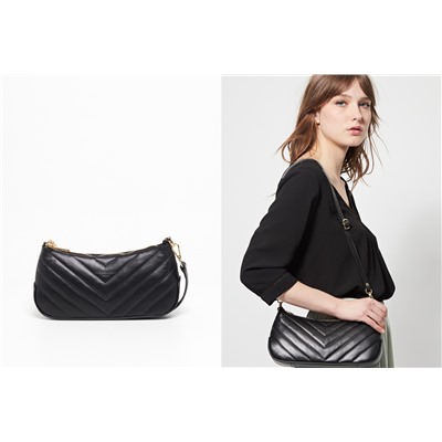 Bolso de piel Dina Maison Héritage Negro