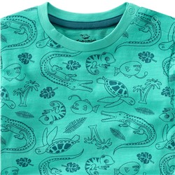 Baby T-Shirt mit Allover-Print
