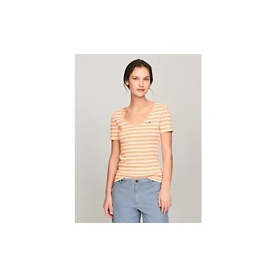 Stripe V-Neck Favorite T-Shirt