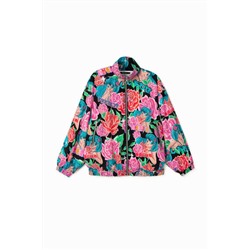 Chaqueta corta estampada