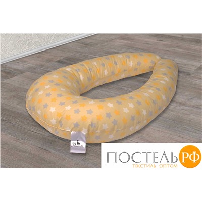 111060190-10З Многофункциональная подушка Comfy Baby 60х85 звезды бежевый