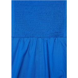 Vestido estampado manga abullonada