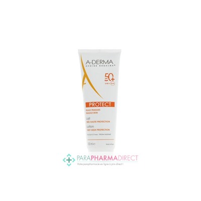 A-Derma Protect SPF50+ Lait Très Haute Protection Solaire 250ml