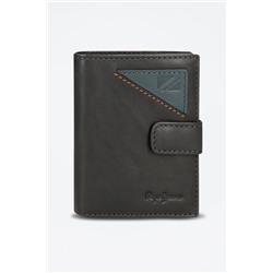 Cartera de piel Striking Negro
