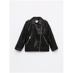 FAUX LEATHER JACKET
