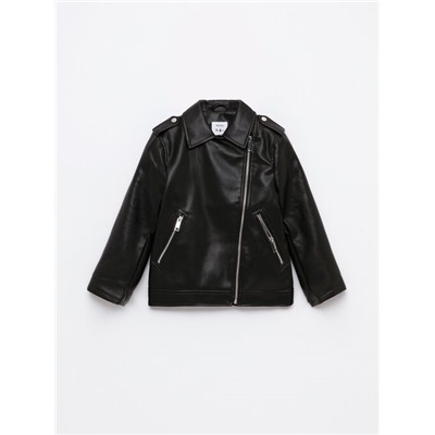 FAUX LEATHER JACKET